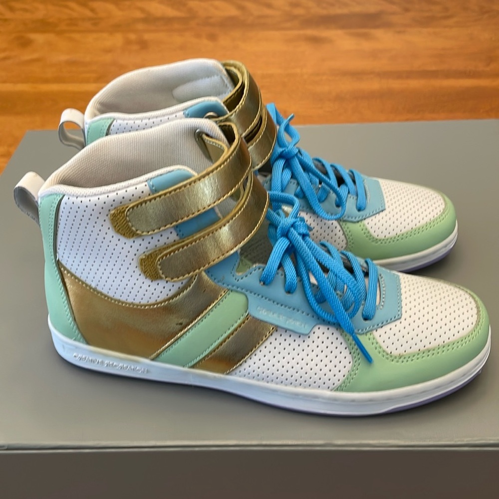 ✨RARE✨Y2K✨Creative Recreation DiCoco Sneakers ✨. Gold & Mint ✨ Y2K Vibe